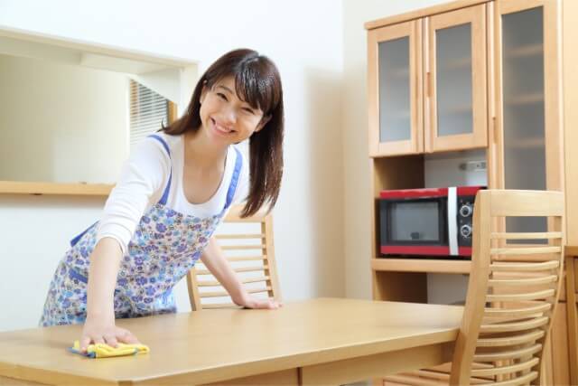 風水で電子レンジは運気を乱すため掃除はこまめに